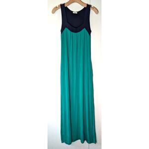 Egy Green & Blue Maxi Dress Small